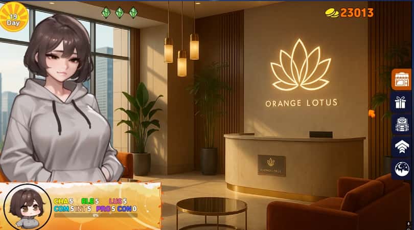 橙色莲花 Orange Lotus